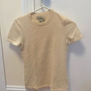 Banana republic Kashmir short sleeve sweater